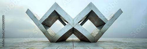 Symmetric VV Structure Basking in Art and Geometry: A Reinterpretation of Structural Design