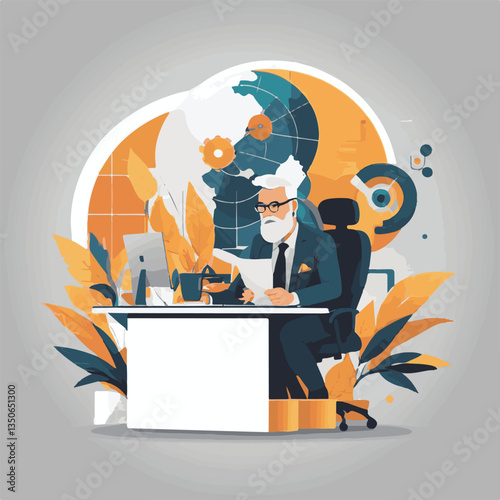 employee appreciation day, copy space, investment solution, 40 40s, boss, finance management, confident man, lawyer office, business, older adult, middle age, group, satisfied person, person, teamwork