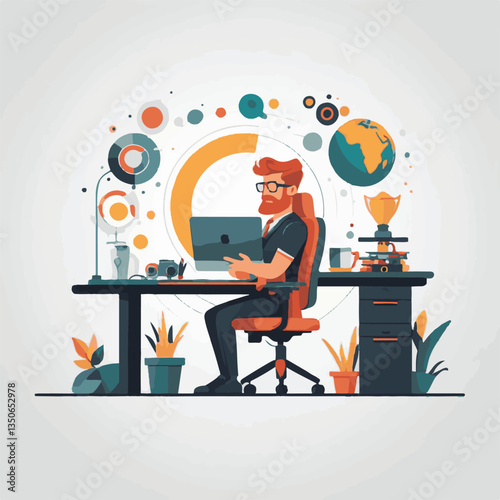 employee appreciation day, copy space, investment solution, 40 40s, boss, finance management, confident man, lawyer office, business, older adult, middle age, group, satisfied person, person, teamwork