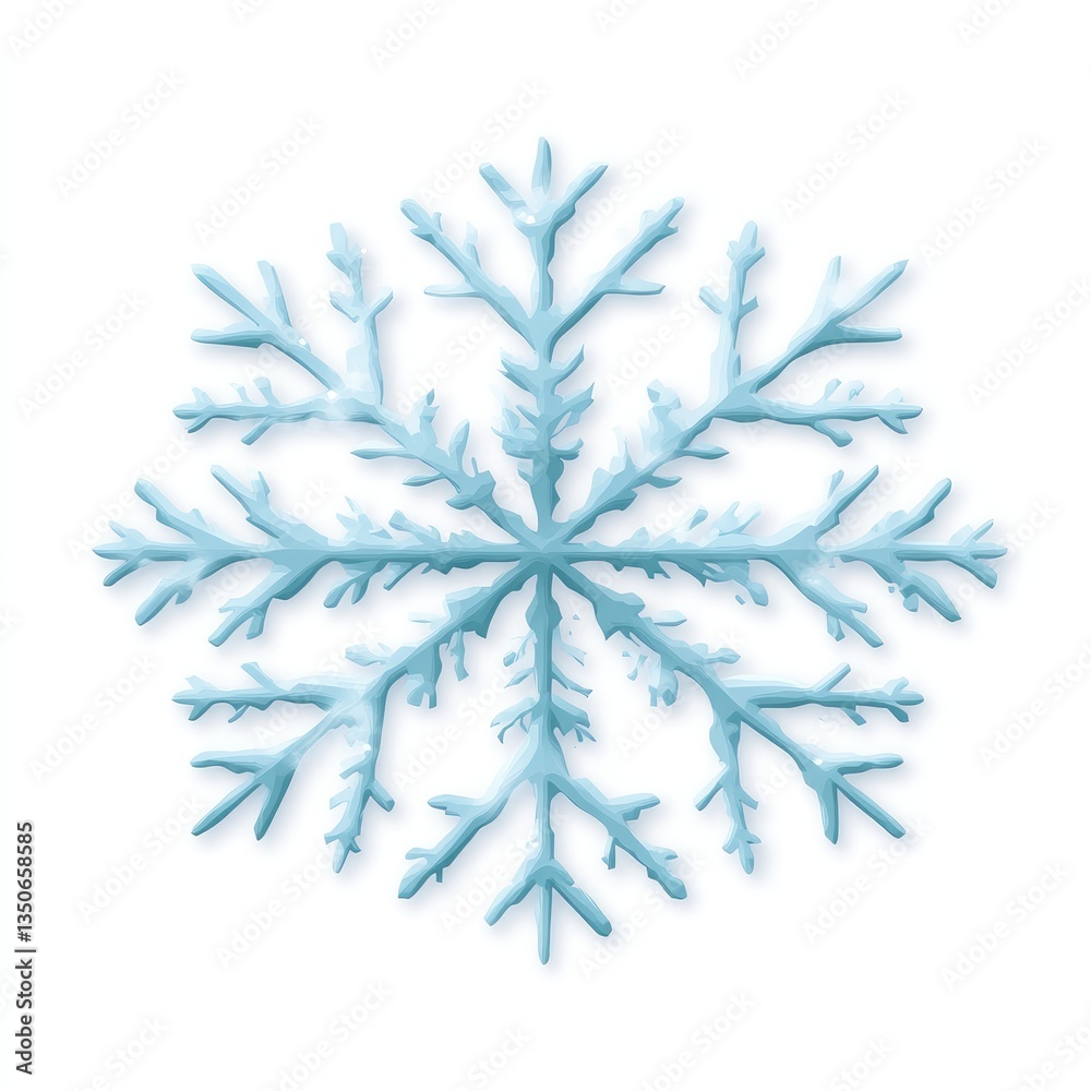 Winter snowflake graphic design Winter snowflake graphic design