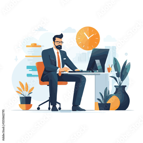 employee appreciation day, copy space, investment solution, 40 40s, boss, finance management, confident man, lawyer office, business, older adult, middle age, group, satisfied person, person, teamwork