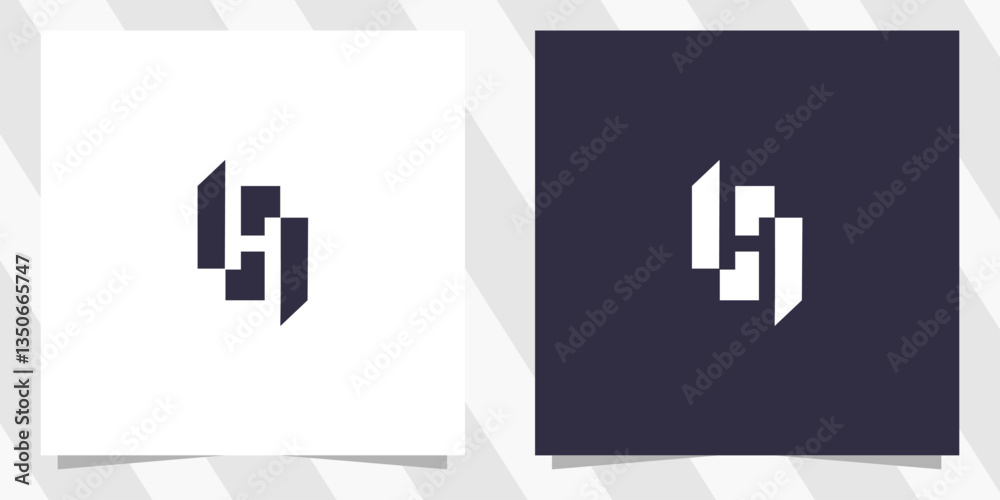 Fototapeta premium letter h logo design vector