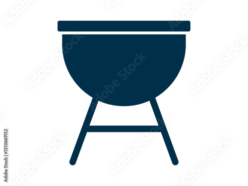 Barbecue icon. Spring vector icon concept. Simple vector line icon.