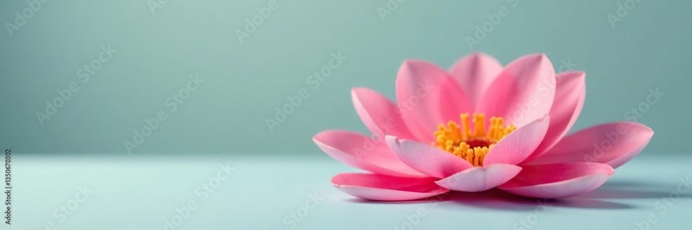 Delicate flower petals unfolding on a plain surface, botanical, gentle, plant Delicate flower petals unfolding on a plain surface, botanical, gentle, plant