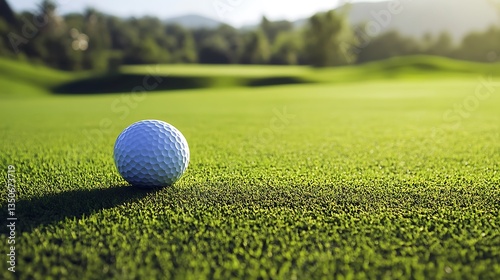 golf ball on green