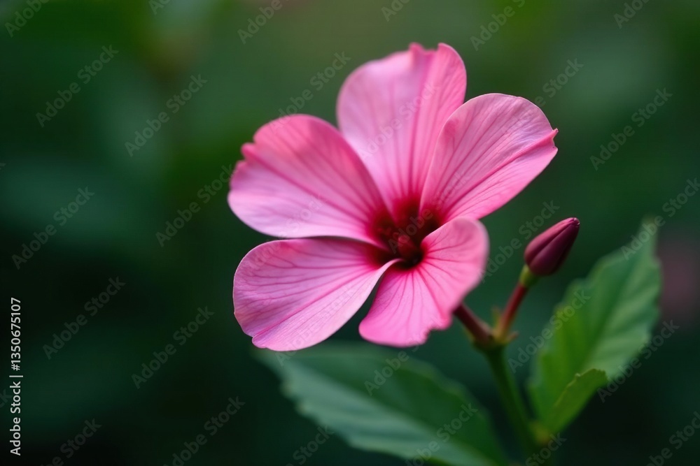 A single isolated flower with delicate outer petals, branch, outer, blossom A single isolated flower with delicate outer petals, branch, outer, blossom