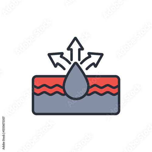 cleaning pore icon. vector.Editable stroke.linear style sign for use web design,logo.Symbol illustration.
