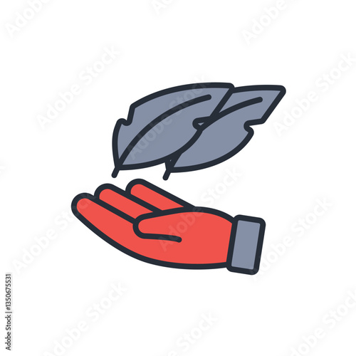 sensitive icon. vector.Editable stroke.linear style sign for use web design,logo.Symbol illustration.