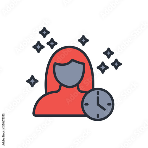 anti aging icon. vector.Editable stroke.linear style sign for use web design,logo.Symbol illustration.