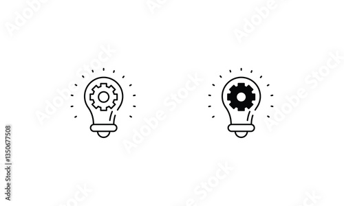 innovation icons set vector stock illustration