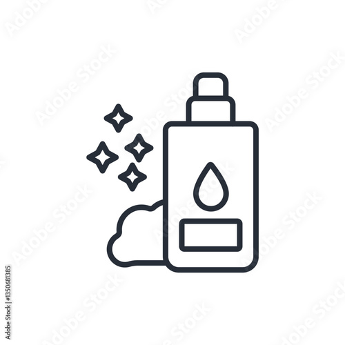 toner icon. vector.Editable stroke.linear style sign for use web design,logo.Symbol illustration.