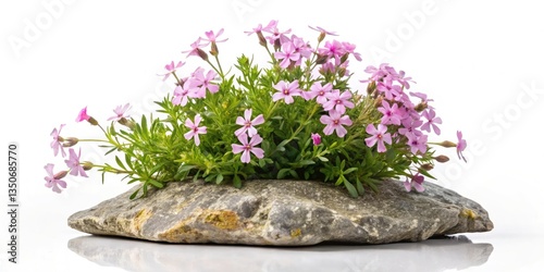 Double Exposure Rock Soapwort Photography - Stunning Floral Art Images