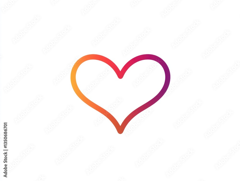 Simple heart graphic design, vibrant colors Simple heart graphic design, vibrant colors