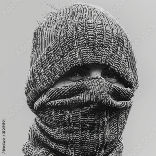 Highly Detailed Drawing of a Balaclava with Analogical Effects