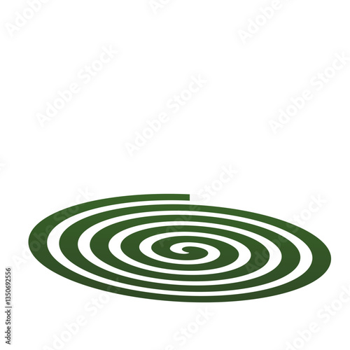 Mosquito coil illustration