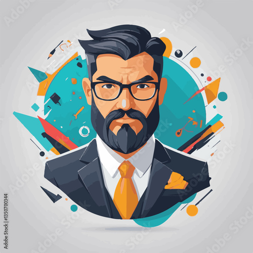 employee appreciation day, investment solution, copy space, boss, confident man, lawyer office, finance management, 40 40s, work, older adult, internet technology, satisfied person, group, middle age,