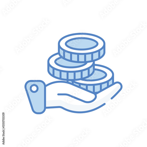 Ioc  vector icon stock illustration