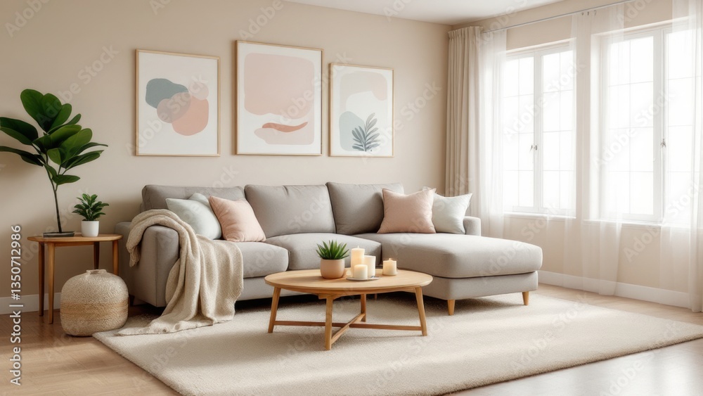 new modern scandinavian loft apartment. 3d rendering new modern scandinavian loft apartment. 3d rendering