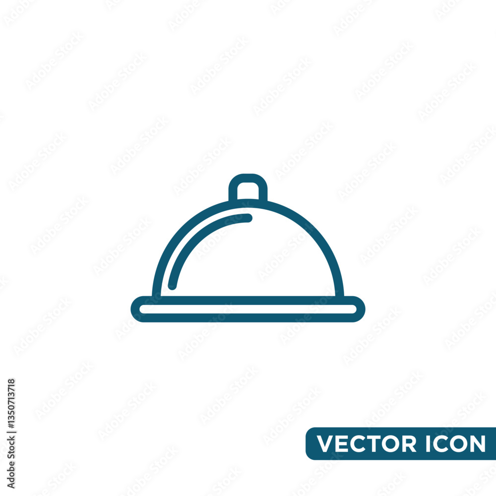 Simple Movable Food Cover Icon Design Template Simple Movable Food Cover Icon Design Template
