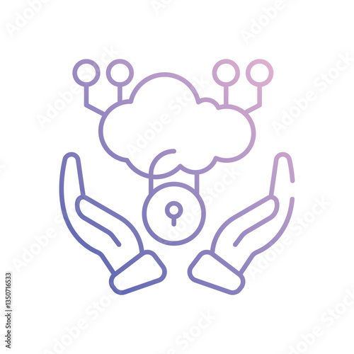 Regtech vector icon stock illustration
