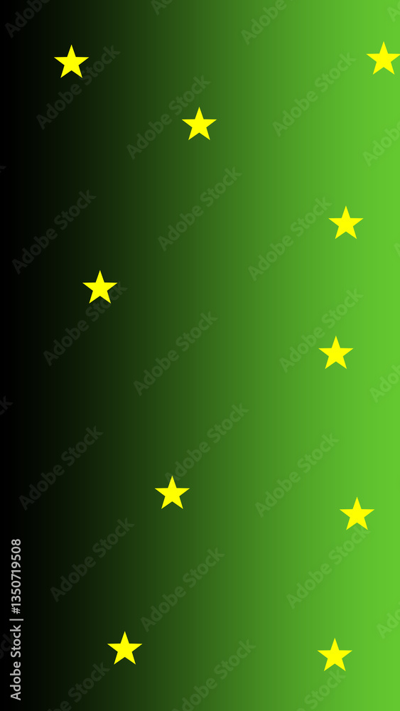 Green background with golden star. Green background with golden star.