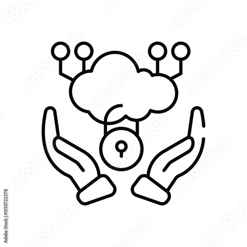 Regtech vector icon stock illustration