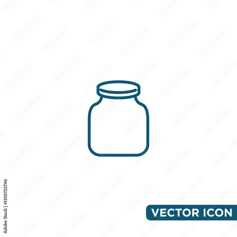 Simple Jar Icon Design Template Simple Jar Icon Design Template