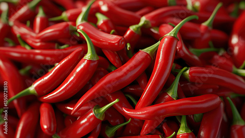 Wallpaper Mural Fresh Red Chili Peppers Spicy Food Ingredient Cooking Recipe Torontodigital.ca