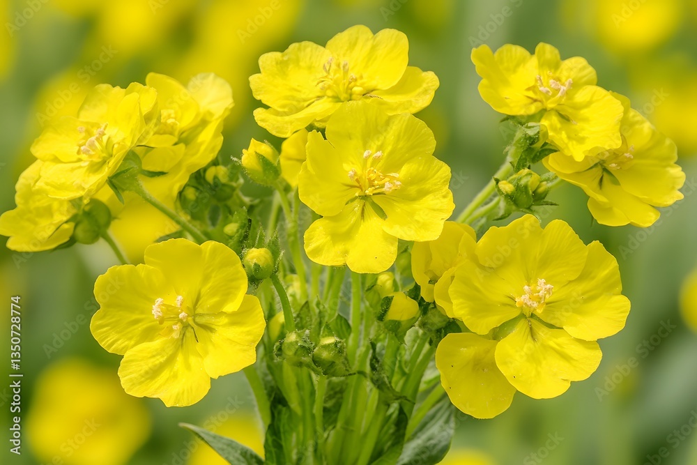 Vibrant Yellow Flowers Close Up Bloom Nature Photography Vibrant Yellow Flowers Close Up Bloom Nature Photography