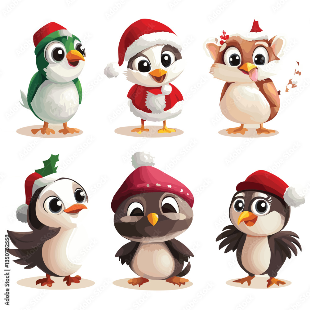 Naklejka premium Animal Christmas