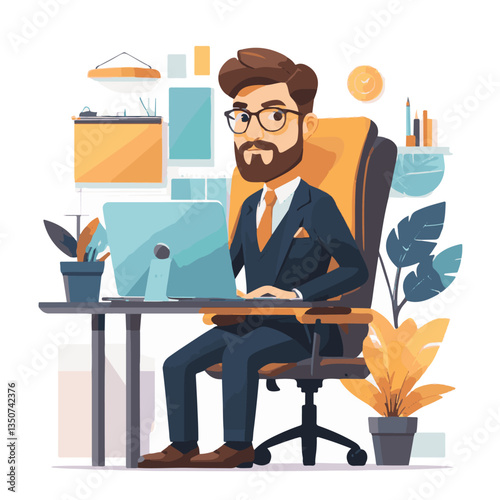 employee appreciation day, investment solution, copy space, boss, confident man, 40 40s, lawyer office, finance management, group, older adult, internet technology, person, satisfied person, middle ag