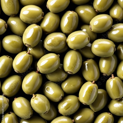 Close-up of Green Olives