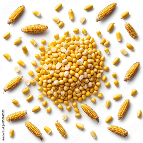 Corn Kernels and Corn on the Cob