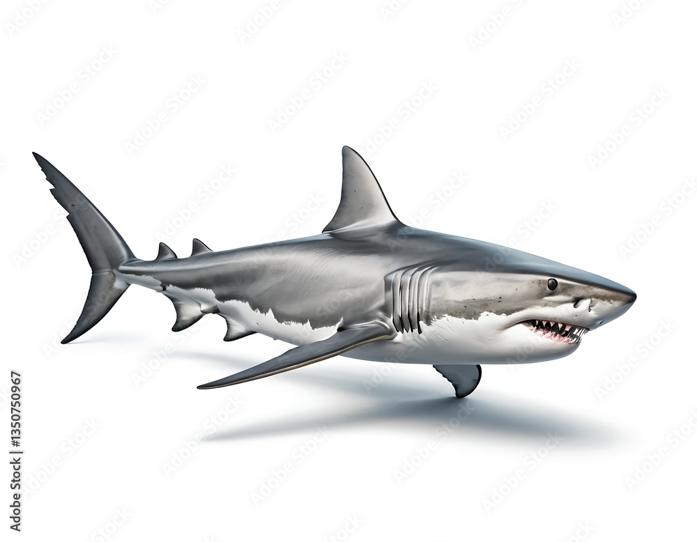 Fototapeta premium Great White Shark Underwater Predator