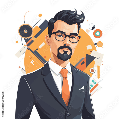 employee appreciation day, investment solution, copy space, boss, confident man, 40 40s, lawyer office, finance management, group, older adult, internet technology, person, satisfied person, middle ag