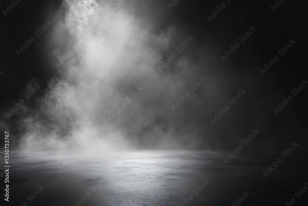 Dramatic dark background with fog and clouds Dramatic dark background with fog and clouds