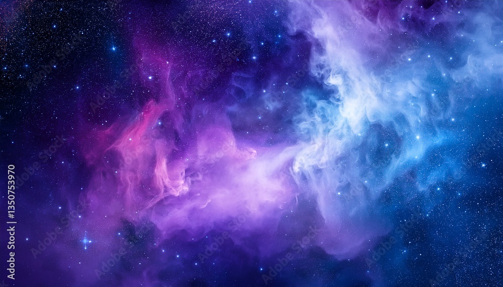 Obraz premium Cosmic Nebula-Inspired Background