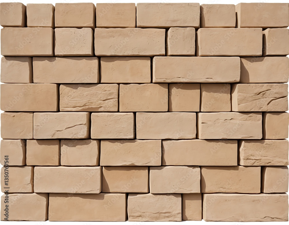 Obraz premium Beige Brick Wall Texture