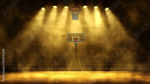 Spotlight Basketball Court.