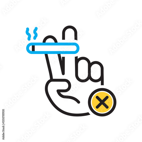 Multi color icon for ban
