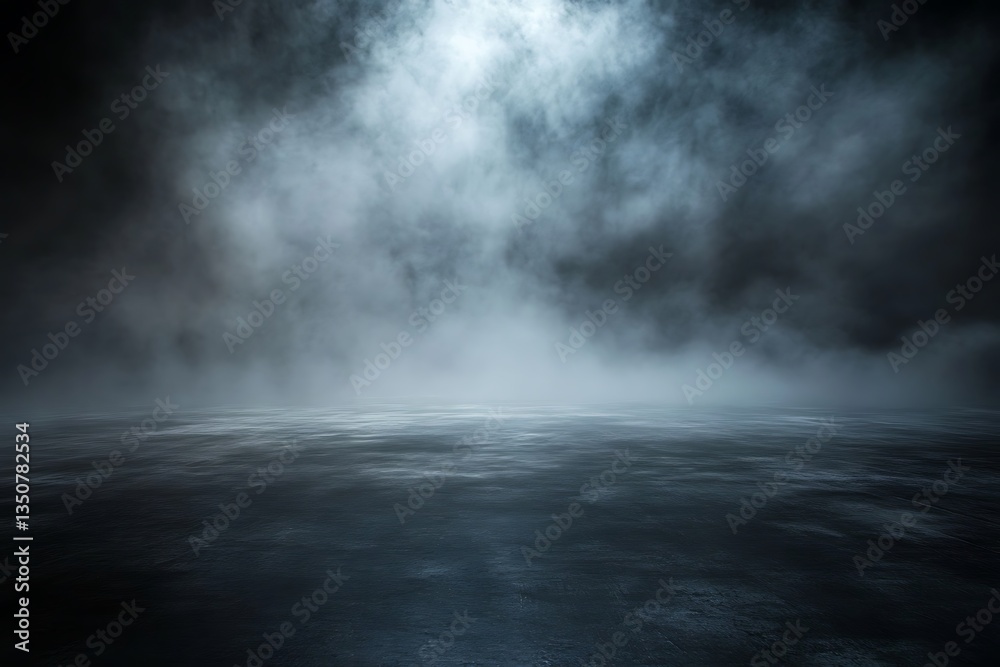 Dramatic dark background with fog and clouds Dramatic dark background with fog and clouds