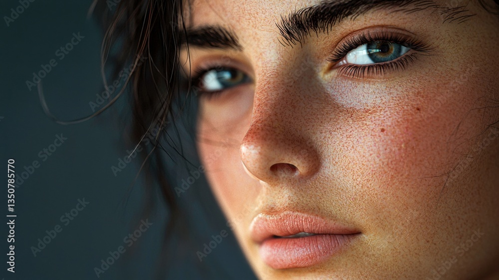 Dramatic Portraits with Emotional Expressions and Natural Textures