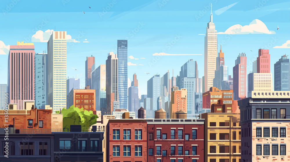 city skyline city skyline