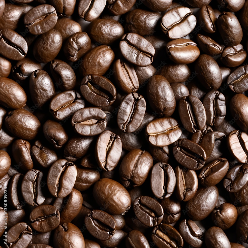 Fototapeta premium Roasted Coffee Beans Background