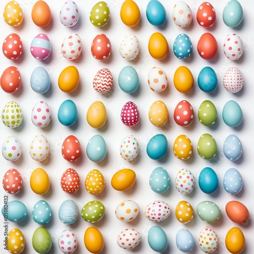 Wallpaper Mural Colorful Easter Eggs Pattern Torontodigital.ca