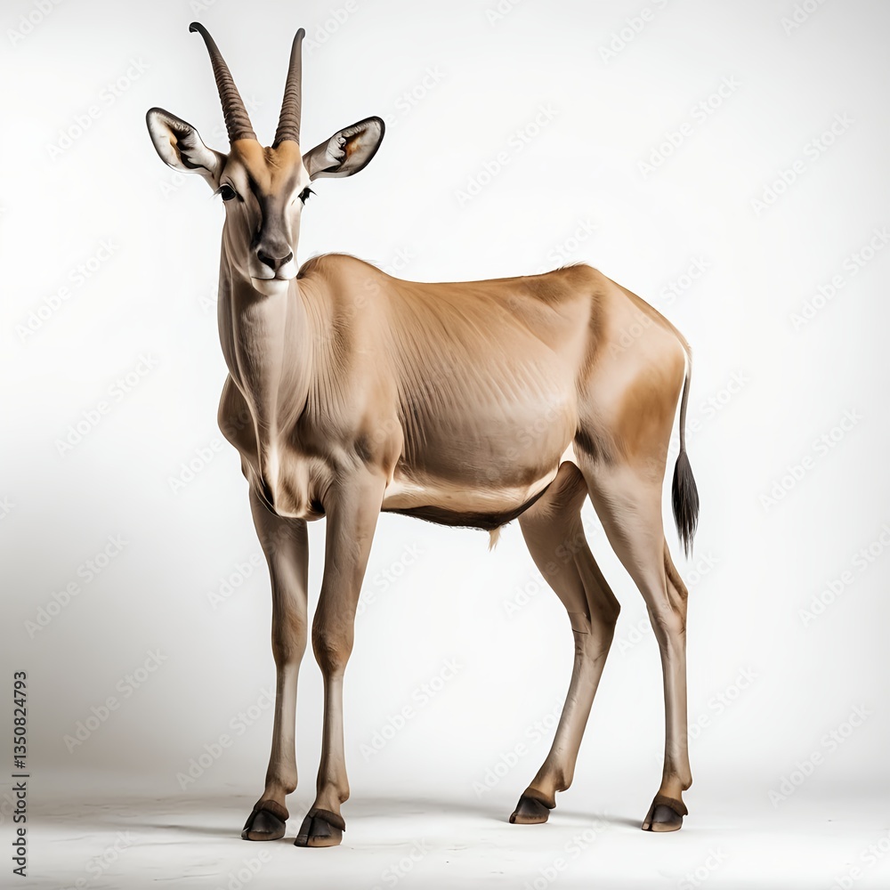 Fototapeta premium Eland Antelope - Full Body Studio Shot