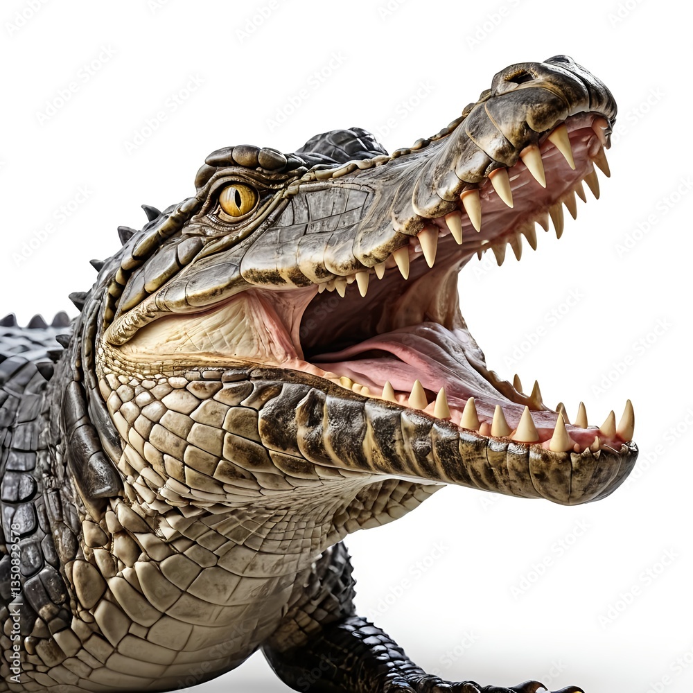 Aggressive Alligator Close-up Aggressive Alligator Close-up