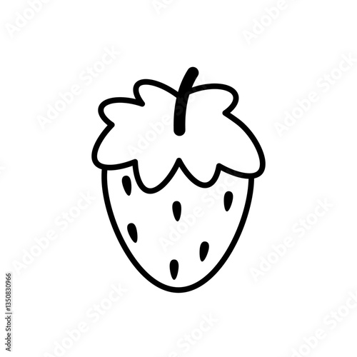Vector strawberry. Strawberry icon. Strawberry texture. 