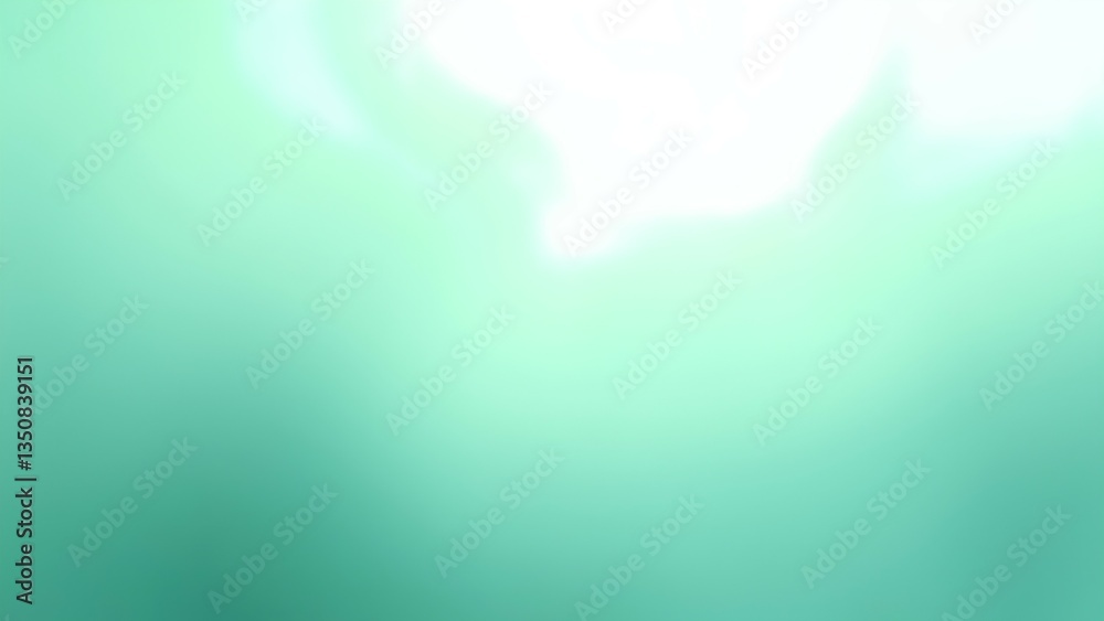 Fototapeta premium A soft, abstract blend of green and white hues, evoking a serene and tranquil atmosphere.