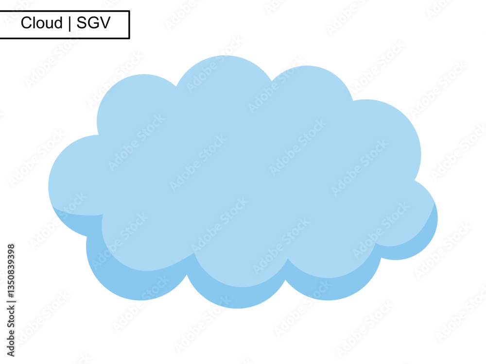 Elegant cloud icon vector with smooth gradient for digital design and branding Elegant cloud icon vector with smooth gradient for digital design and branding